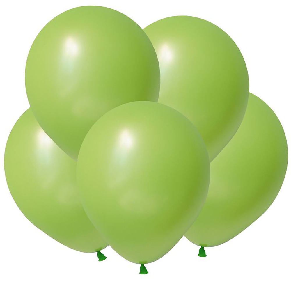 Воздушные шары 100 шт. / Светло-зеленый, Пастель / 12,5 см #1