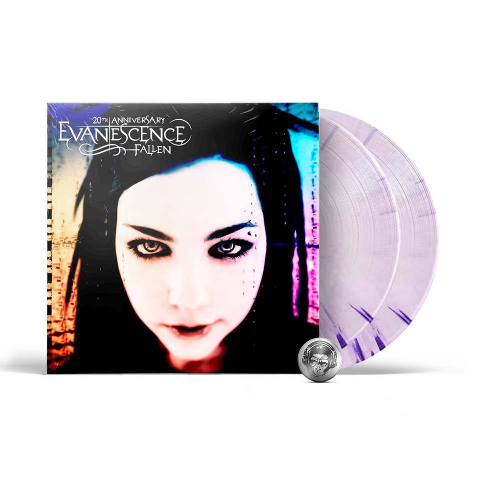 Виниловая пластинка Evanescence - Fallen - deluxe (coloured) (2LP) 2023 White Purple Marble, Gatefold, #1