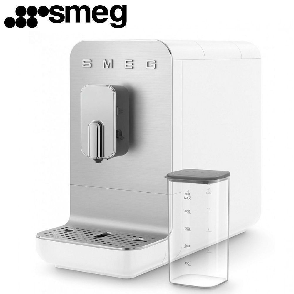 Кофемашина автоматическая SMEG BCC13WHMEU, матово белый, 5 кофейных напитков, 4 молочных  #1