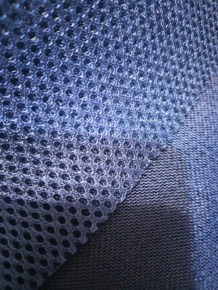 Сетка 3D трехслойная Air mesh, (плотность 255 гр/м.п) цвет Темно синий (1м.х1,5м.)  #1