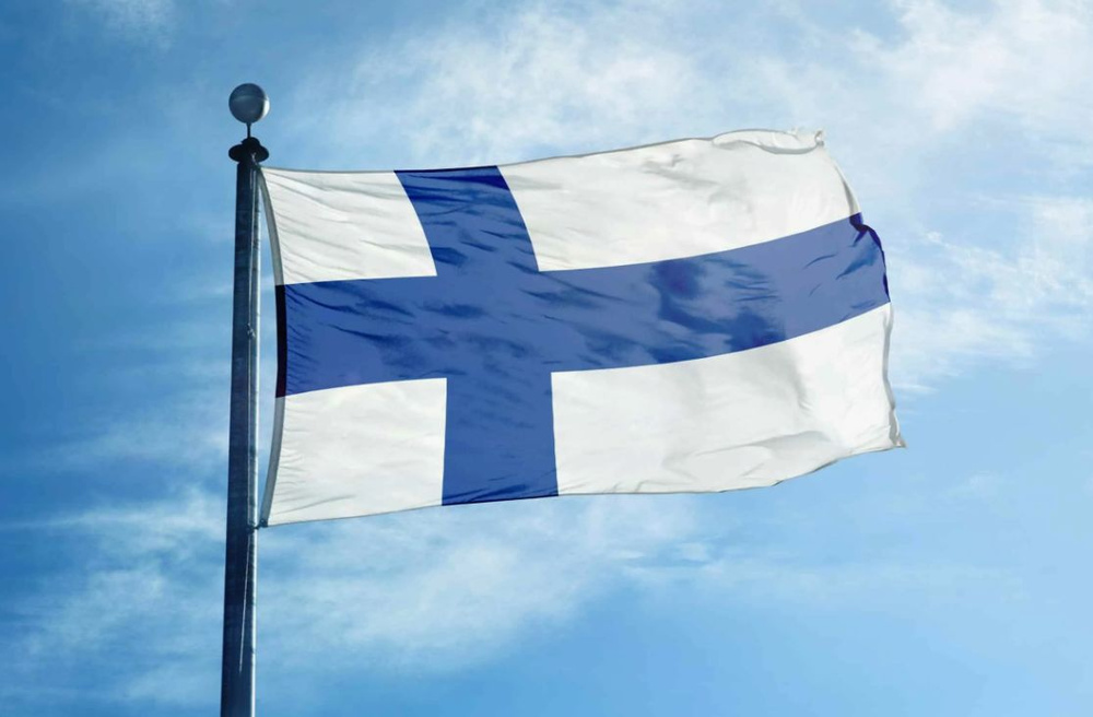 Флаг Финляндии 40х60 см с люверсами #1