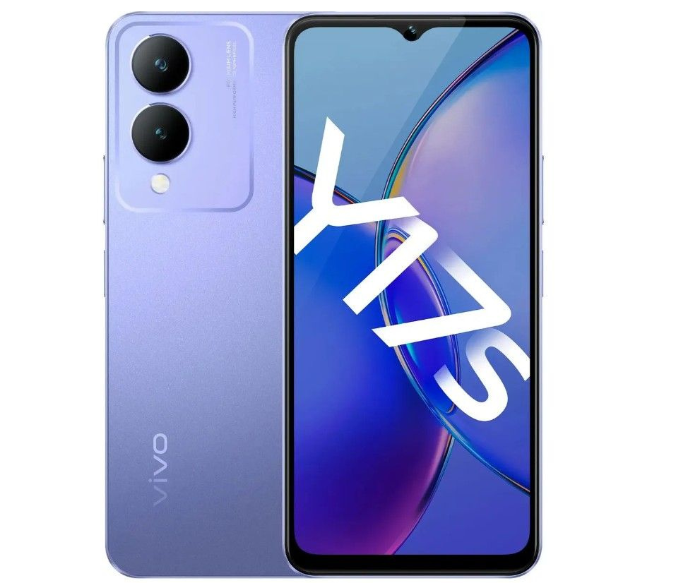 Vivo Смартфон Y17s Ростест (EAC) 4/128 ГБ, фиолетовый #1