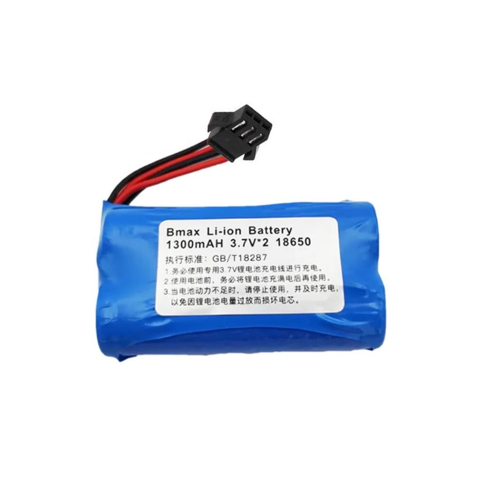 Аккумулятор 7.4V 18650 LI-ION 1300mAh 25C разъем SM-3P #1