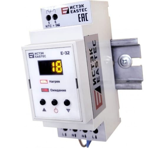 Терморегулятор EASTEC (На DIN рейку. 3,5 кВт) E-32 DINТерморегулятор ETS-16 НС-1136213  #1