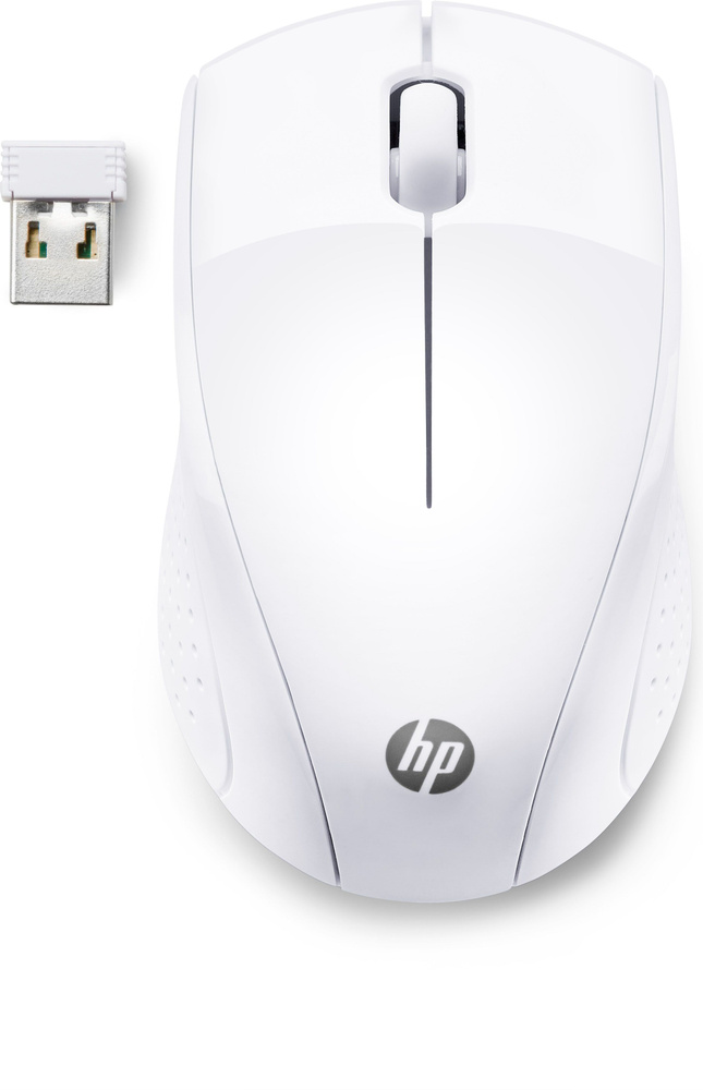 Мышь беспроводная HP Wireless Mouse 220 Swhi белая #1