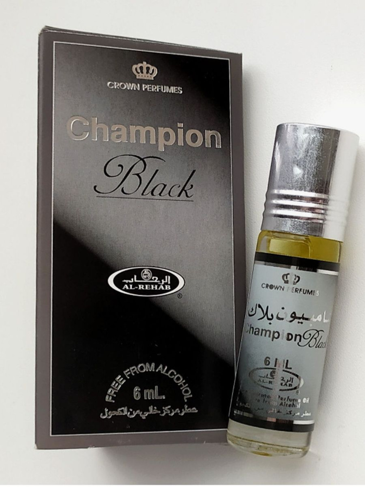 Al Rehab Духи-масло Champion Black 6 мл #1