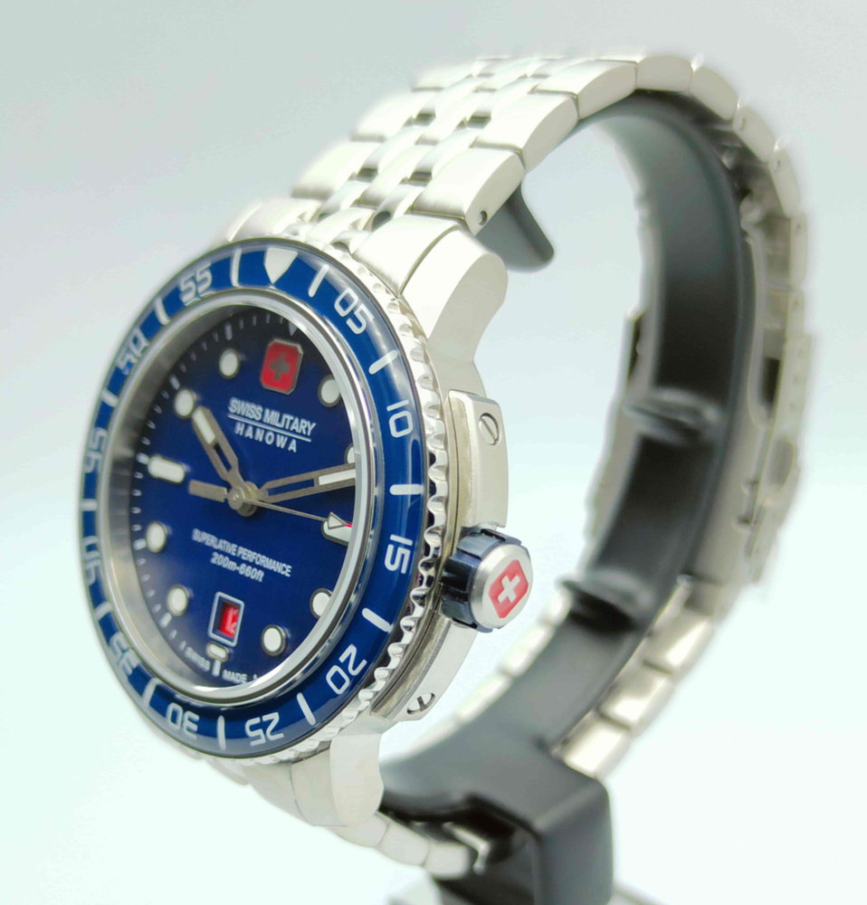 Наручные мужские часы Swiss Мilitary Нanоwa Вlaсk Marlin SMWGH0001703 #1