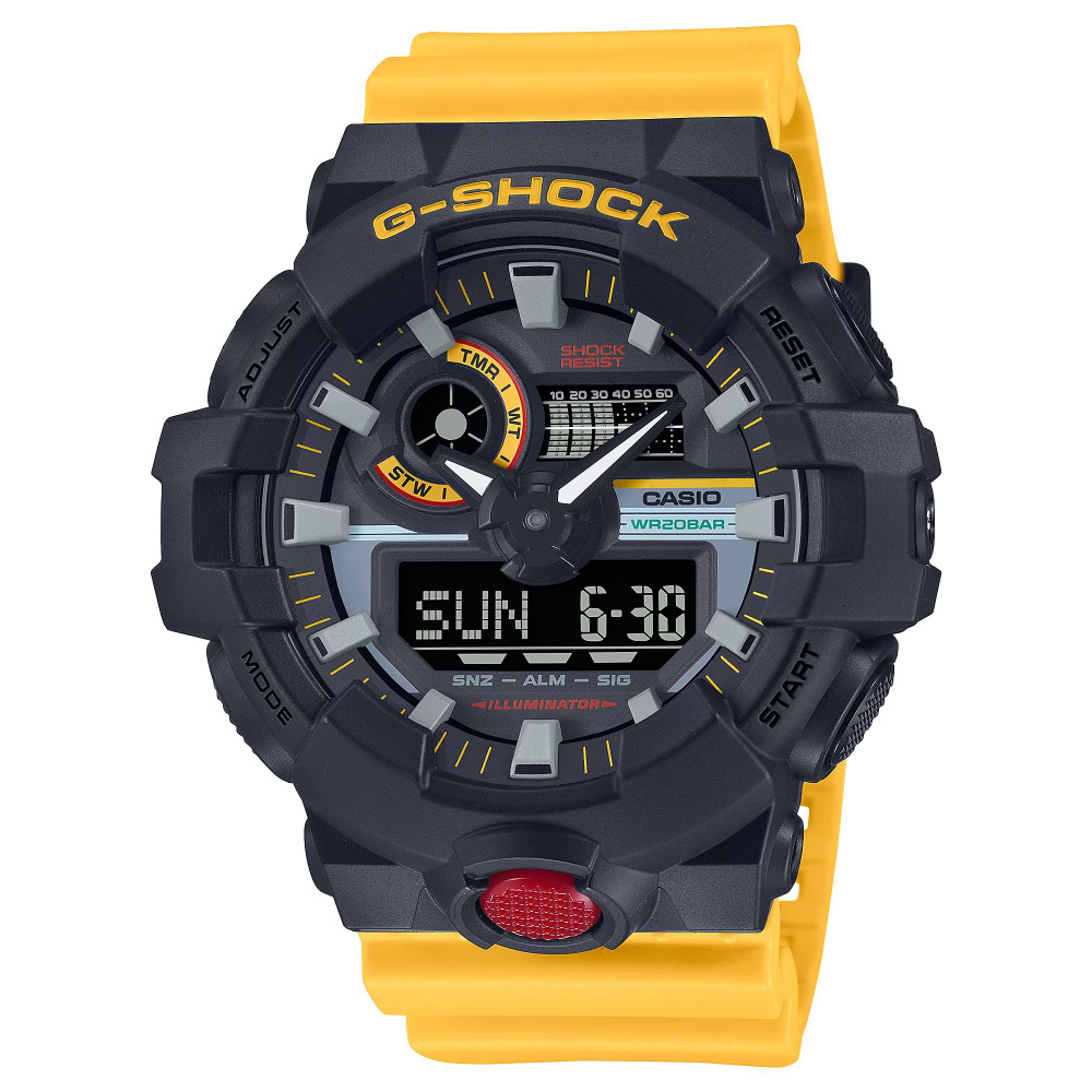 Японские мужские наручные часы Casio G-Shock GA-700MT-1A9 #1