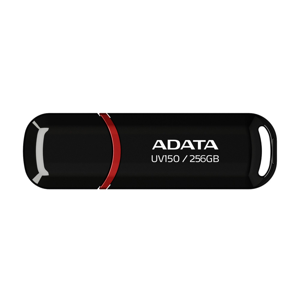 ADATA USB-флеш-накопитель Флешка usb DASH DRIVE UV150 256 GB Black 256 ГБ, черный  #1