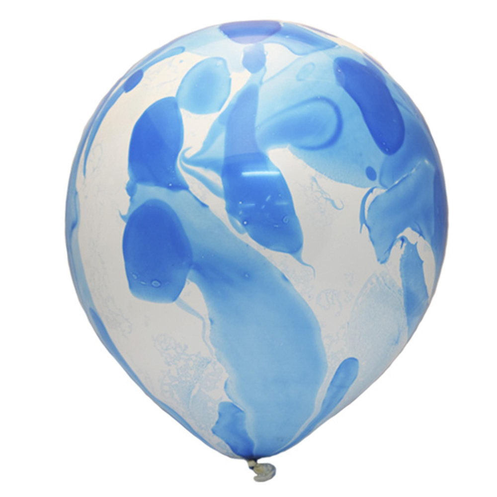 Воздушный шар 12"/30см Многоцветный Blue 25шт #1