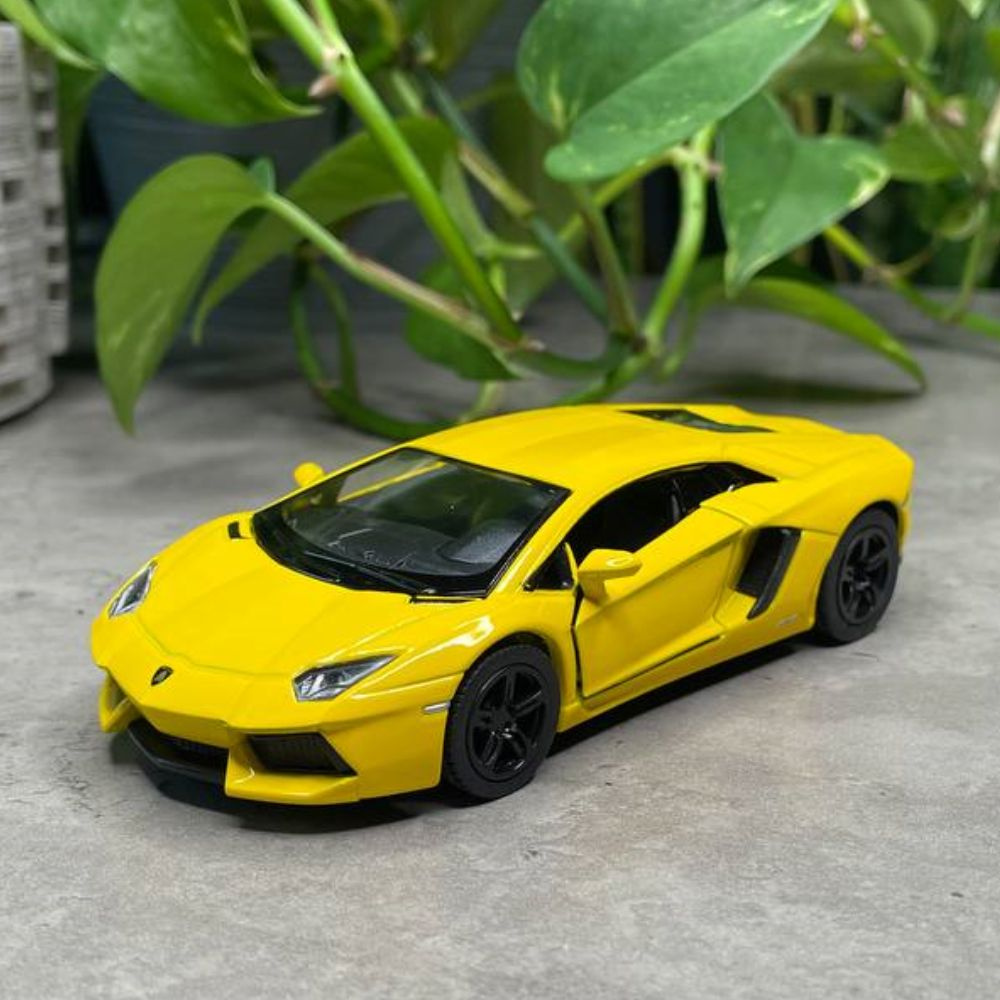 Металлическая машинка Ламборджини Авентадор Kinsmart 1:38 Lamborghini Aventador LP 700-4" KT5355D, инерционная, #1