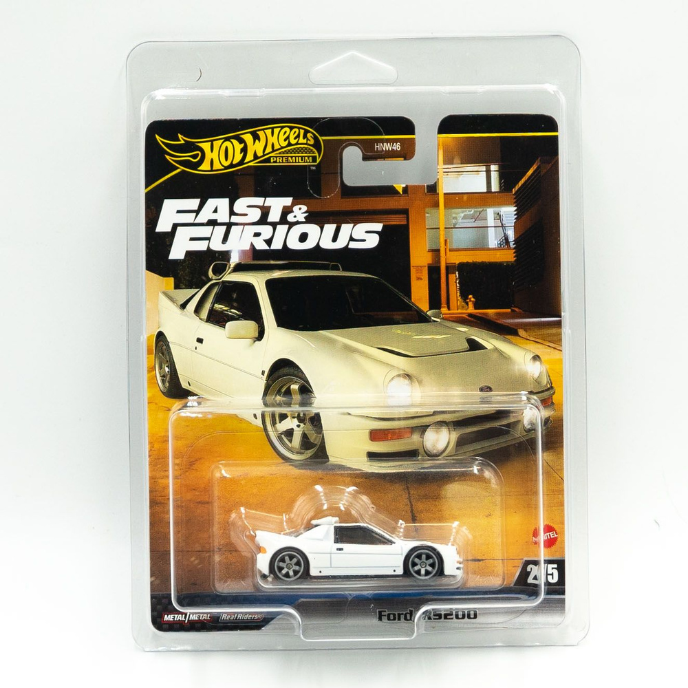 Машинка Hot Wheels Fast Furious Premium Ford RS 200 HNW46 2024 Доставляется  в специальном защитном кейсе! - купить с доставкой по выгодным ценам в  интернет-магазине OZON (1423301813)