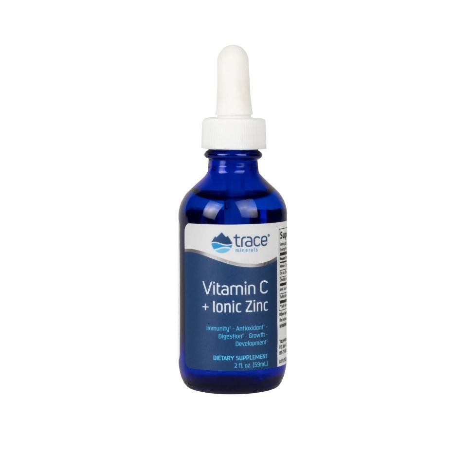 Витамин C + Цинк, Trace Minerals Vitamin C + Ionic Zinc 59 мл. #1