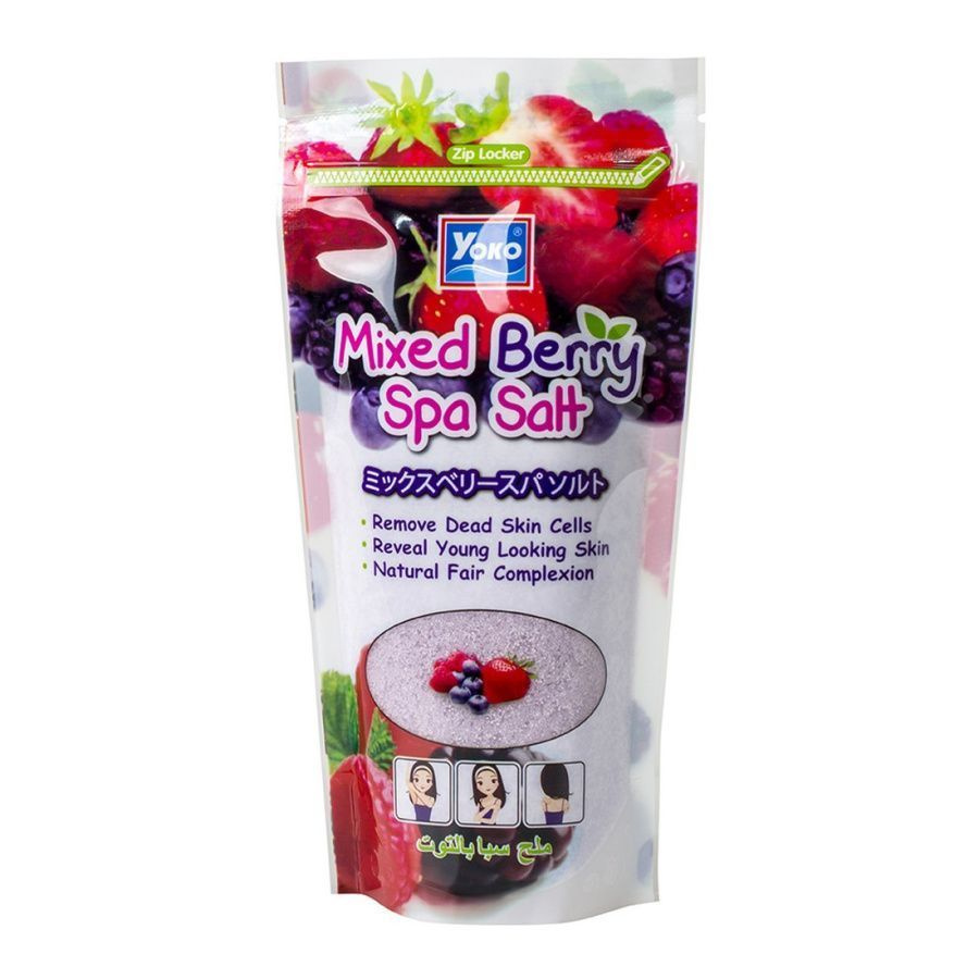 Siam Yoko Солевой скраб для тела ягодный микс / Mixed Berry Spa Salt, 300 грамм  #1