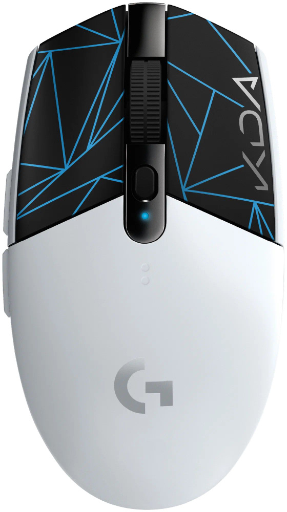 Беспроводная игровая мышь Logitech G G304 Lightspeed,Белая с черным, KDA League of Legends / Лига Легенд #1