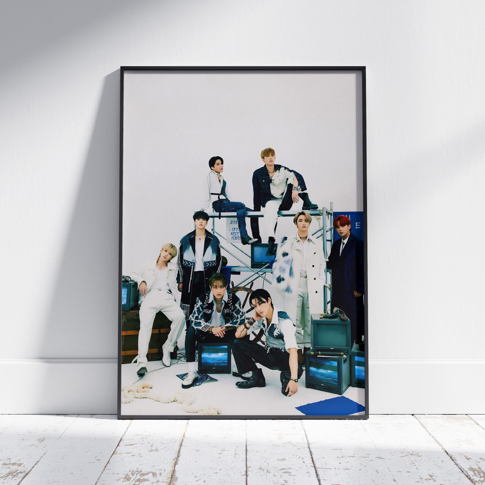 Плакат на стену для интерьера ATEEZ (Общее 18) - Постер по K-POP музыке формата A4 (21x30 см)  #1