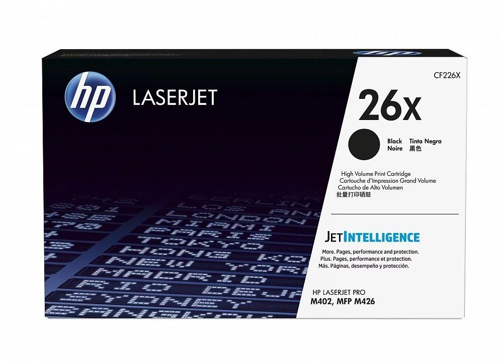 Картридж оригинальный HP 26X (CF226X) Black для принтера HP LaserJet Pro M426dw (F6W13A); LaserJet Pro #1