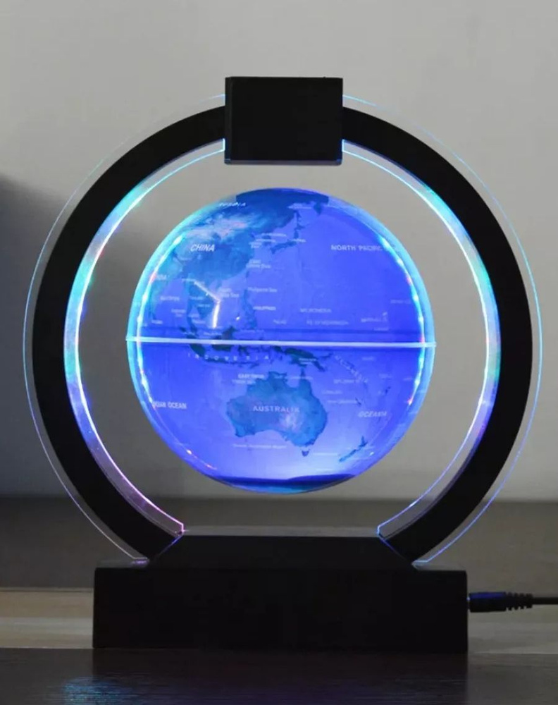 Левитирующий глобус GLOBE Floating And Rotating In Midair Black #1