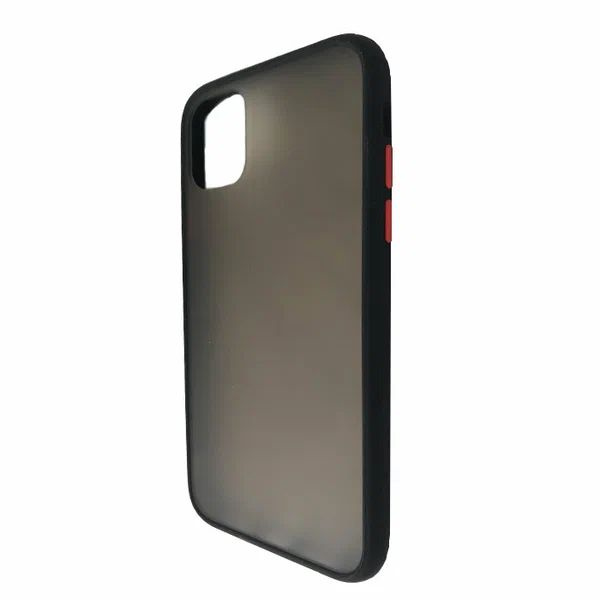 Клип-кейс Zibelino Plastic Matte Apple iPhone 11 с окантовкой Black #1