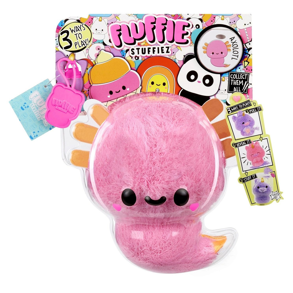 Мягкая игрушка Щипай Fluffie Stuffiez Маленький Аксолотль #1