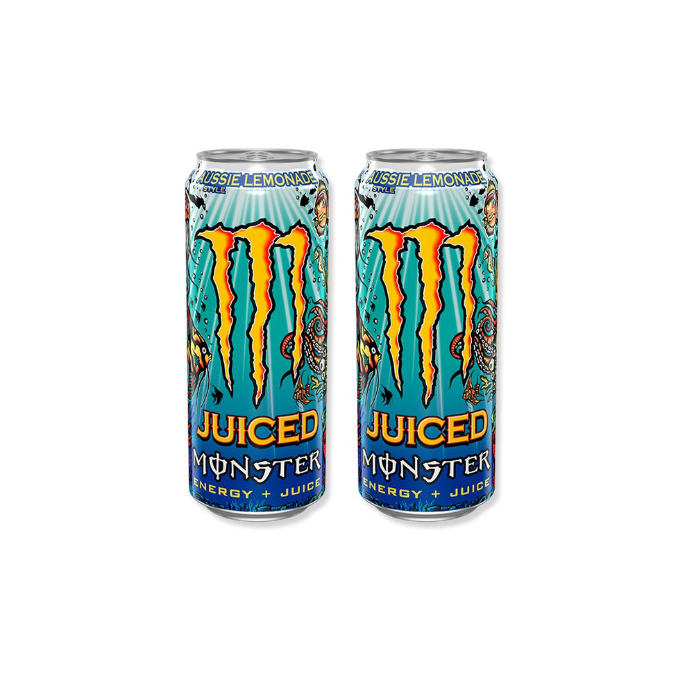 Энергетик Monster Energy Aussie Lemonade 2шт по 500мл из Европы #1