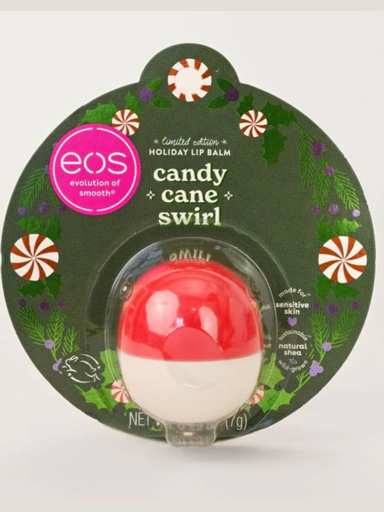 Бальзам для губ EOS Lip Balm Candy Cane Swirl #1