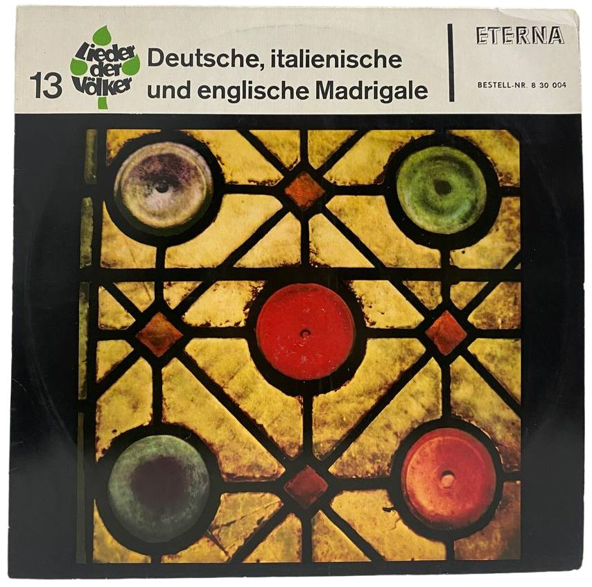 Пластинка Deutsche, Italienische Und Englische Madrigale #1