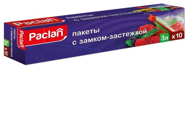 Paclan Пакеты фасовочные, 27х28 см, 1 шт #1