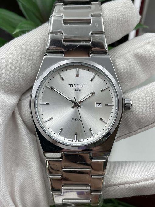 Мужские наручные часы TISSOT с металлическим ремешком в подарочной упаковке  #1