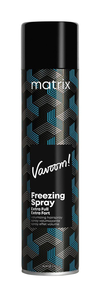 Лак-спрей для эластичной фиксации и создания объема волос Vavoom Freezing Spray Extra Full, 500 мл  #1