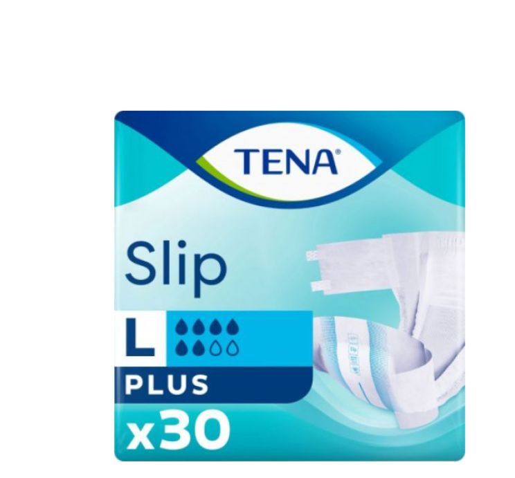 Tena подгузники для взрослых Slip Plus Large, 30 шт #1