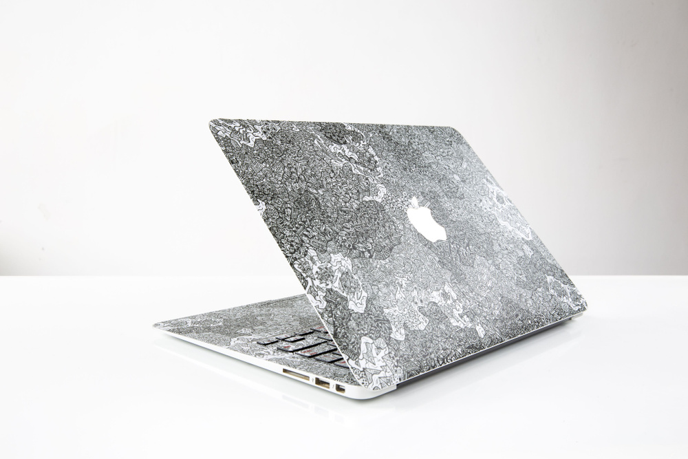 Наклейка для крышки и клавиатуры на MacBook Pro Retina 15 A1398/ защитная пленка на ноутбук  #1