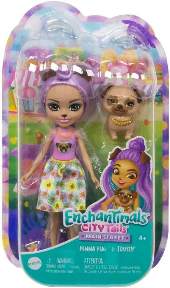 Кукла Mattel Enchantimals City Tails Собачка Пенна и питомец Трасти HKN11  #1