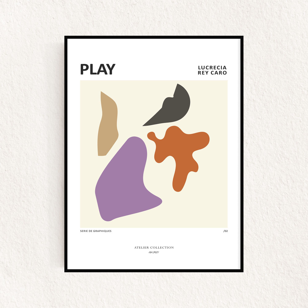 Постер "Play" 30х40см #1