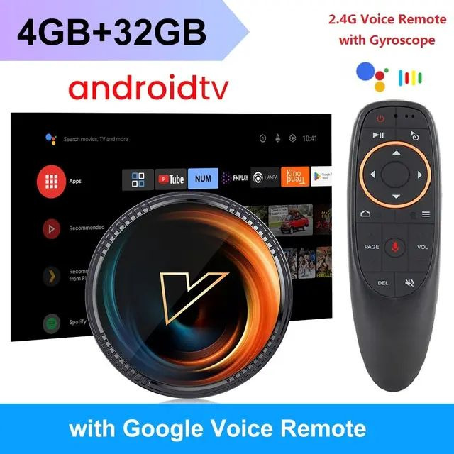 Vontar Медиаплеер Vontar W2 ATV 4GB 32GB Android, 4 ГБ/32 ГБ, Bluetooth, Wi-Fi, черный  #1