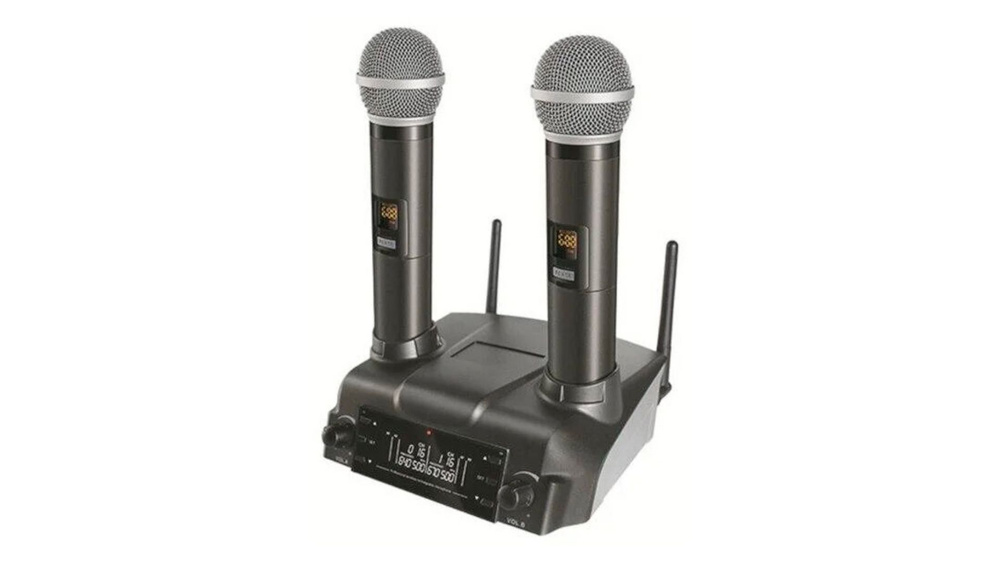 Микрофон универсальный CD02, черный матовый, серый #1