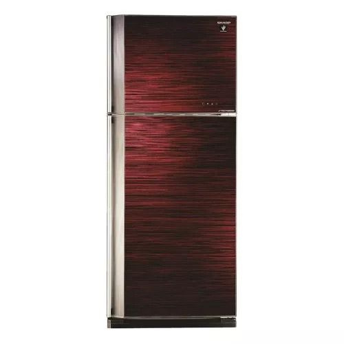 Холодильник Sharp SJGV58ARD, двухкамерный, А+, 329 л, морозилка 108 л, бордовый  #1