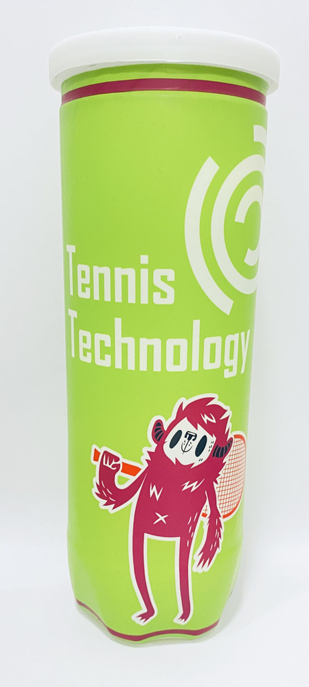 Теннисные мячи Tennis Technology Green (3 мяча в банке) #1