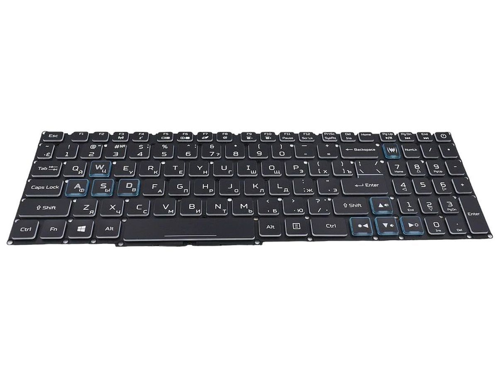 Клавиатура для Acer Predator Helios 300 PH315-52 ноутбука черная с RGB подсветкой  #1