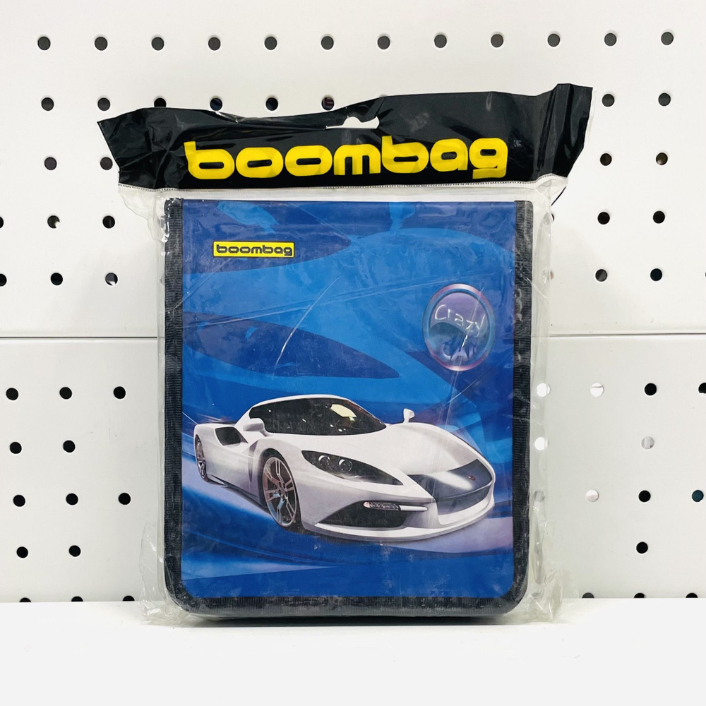 Портмоне на 24 CD дисков с кольцами BoomBag BB-2445C Crazy Car #1