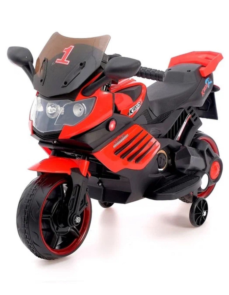 Электромобиль "Спортбайк", красный 4650202, мотоцикл. #1