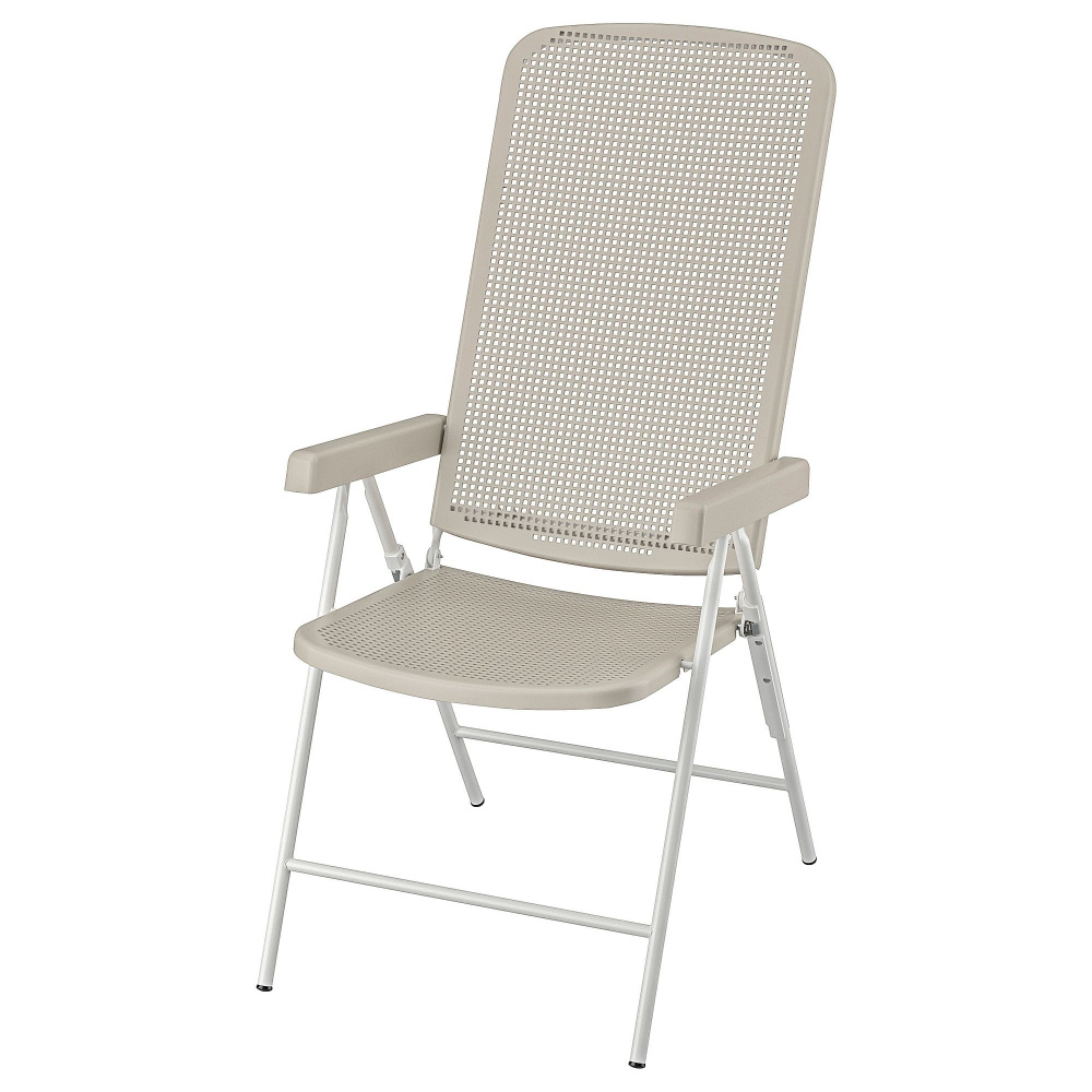 TORPARO Садовое кресло/регулируемая спинка IKEA, белый/бежевый (10461345)  #1