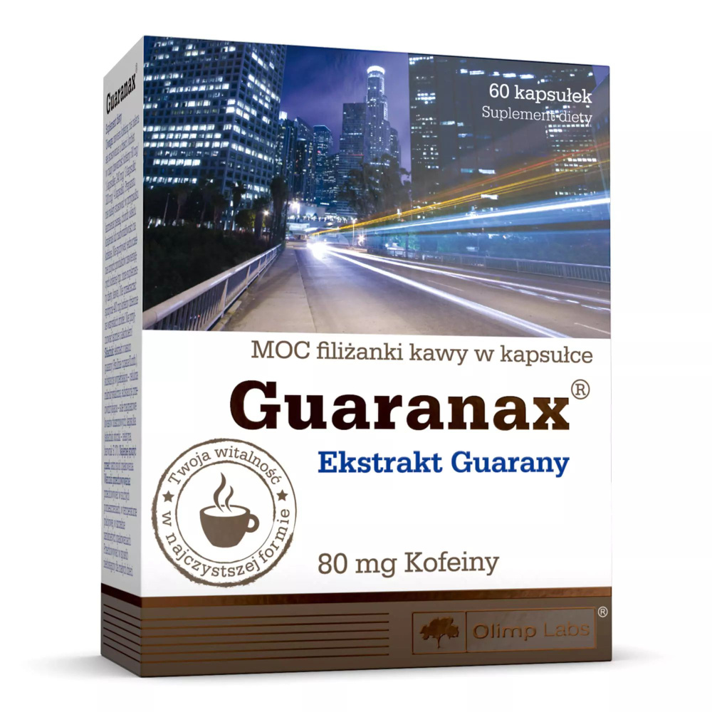 Экстракт гуараны с кофеином Guaranax 300мг 60 капс Olimp Labs #1