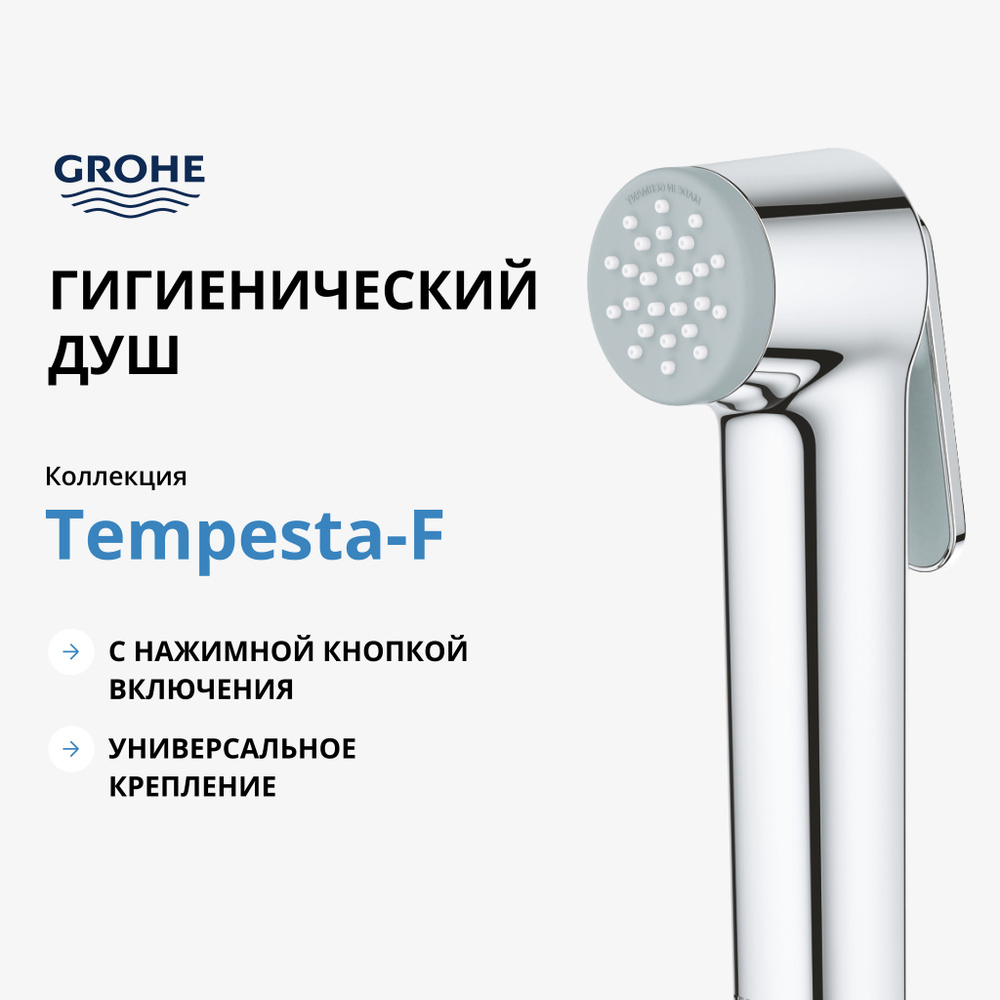 Гигиенический душ GROHE Tempesta-F Trigger Spray 30, хром (27512001) #1