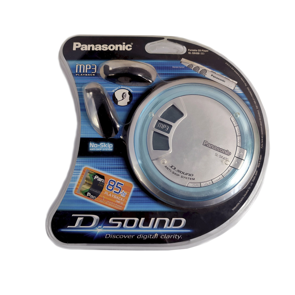 Портативный CD MP3 плеер Panasonic SL-SX430 новый запечатанный #1