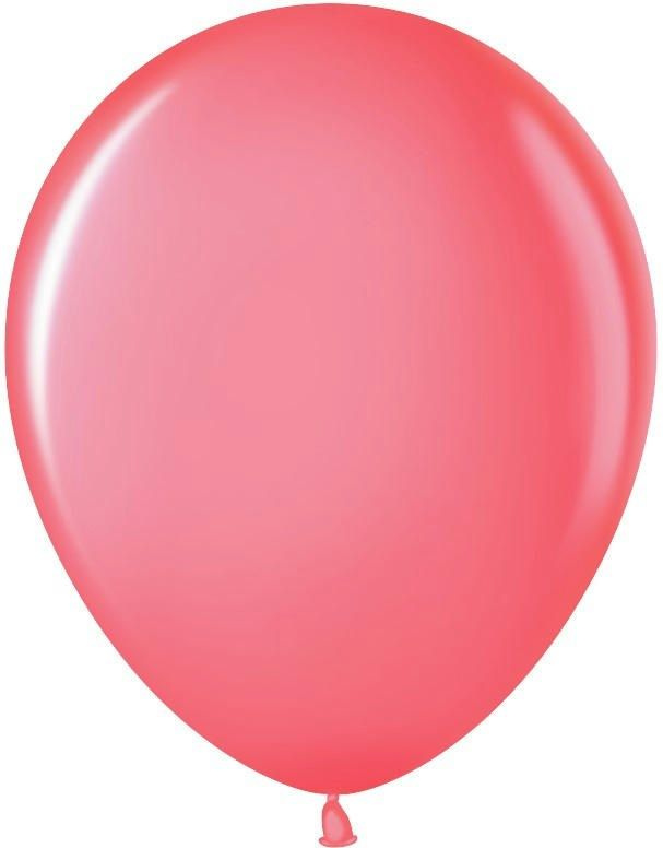 Воздушный шар, шарики (12''/30 см) Розовый коралл (436), пастель, 50 шт. набор шаров на праздник  #1