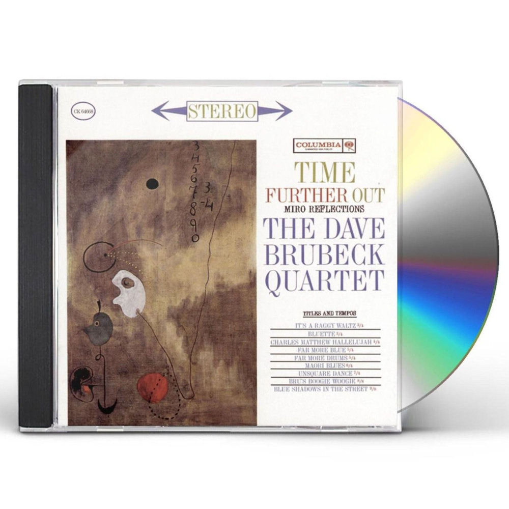 Музыка CD The Dave Brubeck Quartet - Time Further Out: Miro Reflections Совершенно Новый И Еще Запечатанный #1