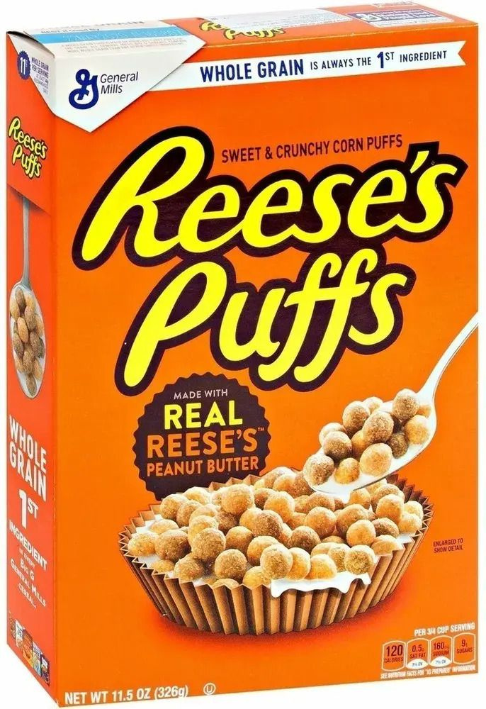 Готовый завтрак Reese's Puffs Peanut Butter, 326 г #1