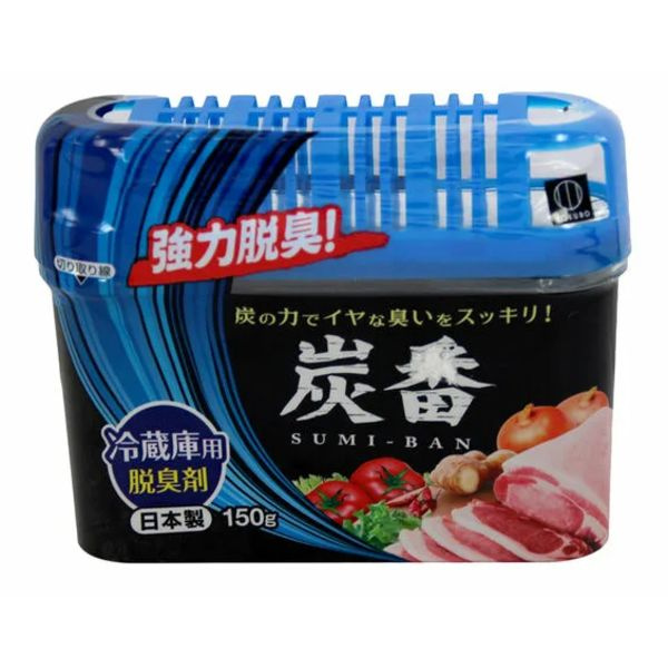 KOKUBO SUMI-BAN Дезодорант-поглотитель неприятных запахов для холодильника с древесным углём, (общее #1