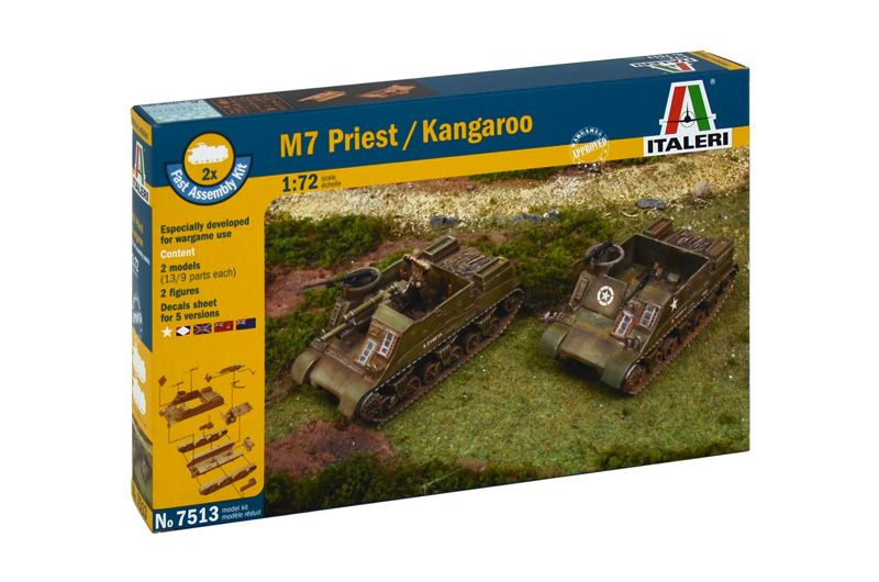 7513 Танк М7 Priest 105mm HMC - 1/72 #1